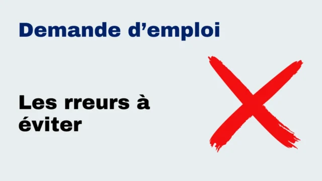Lire la suite à propos de l’article Erreurs à éviter dans une demande d’emploi